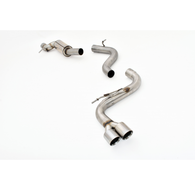 Sistema De Catback De 76 Mm Friedrich Audi A3 8v Sportback Quattro  Desde Año: 2012  2.0l Tdi 110/135kw