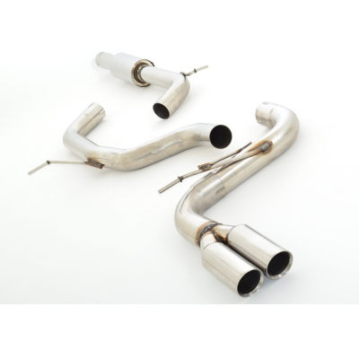 Sistema De Catback De 76 Mm Friedrich Audi A3 8v Sedan 2wd  Desde Año: 2013  2.0l Tdi 110/135kw