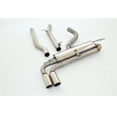Sistema De Catback De 76 Mm Friedrich Audi A3 8v Sedan Quattro  Desde Año: 2013  2.0l Tdi 110/135kw