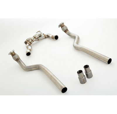 2x Downpipe De 76 Mm Friedrich Audi Rs6 4g Avant Quattro  Desde Año: 02/2013  4.0l Tfsi 412/445kw