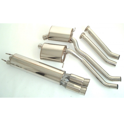 Sistema De Catback De 63,5 Mm Friedrich Opel Omega a  Año: 86-94 Sedan  2.6l 110kw / 3.0l 115kw / 3.0l 24v 150kw