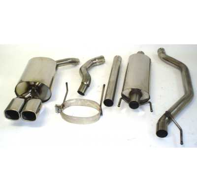 Sistema De Catback De 63,5 Mm Friedrich Opel Vectra C  Desde Año: 2002 Gts  1.6l 16v 77kw / 1.8l 16v 90/103kw / 1.9l Cdti 74/88/