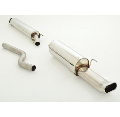 Sistema De Catback De 63,5 Mm Friedrich Opel Astra G Coupe  Año: 2000-2004   Cabrio  Año: 2001-2006  2.0l 16v Turbo 140/141/147k
