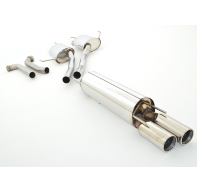 Sistema De Catback De 63,5 Mm Friedrich Opel Omega B  Año: 94-08/99 Sedan  2.5l V6 125kw / 3.0l V6 155kw