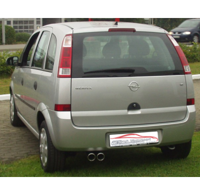 Sistema De Catback De 63,5 Mm Friedrich Opel Meriva a  Año: 2003-2010  1.3l Cdti 55 Kw / 1.4l 16v 66kw / 1.6l 64kw / 1.6l 16v 74