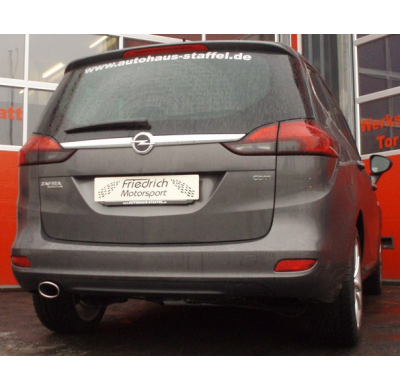 Sistema De Catback De 63,5 Mm Friedrich Opel Zafira Tourer  Desde Año: 01/2012  2.0l Cdti 81/96/120/121kw