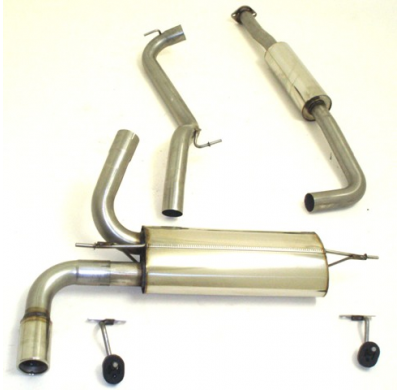 Sistema De Catback De 63,5 Mm Friedrich Ford Focus Iii Hatchback 3-/5-Puertas Dyb  Desde Año: 03/2011 1.0l Ecoboost 74/92/103kw