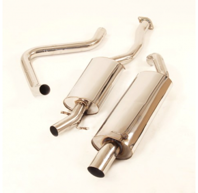 Sistema De Catback De 63,5 Mm Friedrich Ford Escort  Año: 10/92-98 Hatchback & Cabrio  1.3l 44kw / 1.4l 52/54kw / 1.6l 66/77kw /