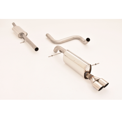 Sistema De Catback De 63,5 Mm Friedrich Ford Fiesta Ja8 Facelift  Desde Año: 01/2013  1.0l Ecoboost 74/92kw