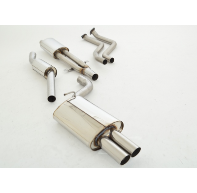Sistema De Catback De 63,5 Mm Friedrich Bmw 5er E39  Año: 96-2003 Touring  520i 110/125kw / 523i 125kw / 525i 141kw / 528i 142kw