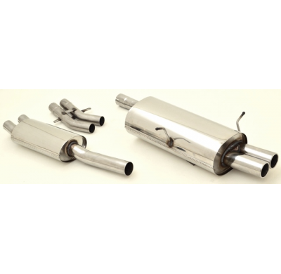 Sistema De Catback De 63,5 Mm Friedrich Bmw 3er E46  Año: 98-2005 Sedan, Coupe & Touring   330d 135/150kw