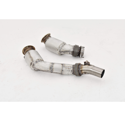 Downpipe De 2x80 / ??65mm Con Catalizador Hjs De 200 Celdas Friedrich Bmw 4er F82/F83  Año: 04/2014-07/2018 Coupe & Cabrio  M4 3
