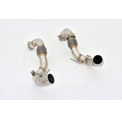 2x Juego De Bajantes De 76 Mm Friedrich Bmw 5er F90  Desde Año: 07/2018 Sedan  M5 4.4l V8 Bi-Turbo 441/460kw Con Filtro Particul