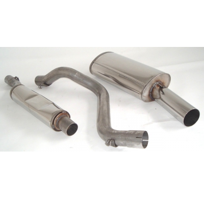 Sistema De Catback De 63,5 Mm Friedrich Vw Golf I & Cabrio  Año: 74-83 / Hatchback & Convertible 1.1l 37kw / 1.3l 44kw / 1.5l 51