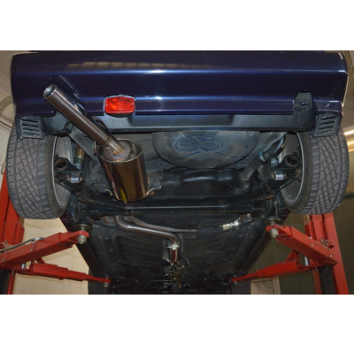 Sistema De Catback De 63,5 Mm Friedrich Vw Golf I Cabrio  Año: 84-93  1.3l 40kw / 1.6l 51/53/55/81kw / 1.8l 66/70/72/82kw