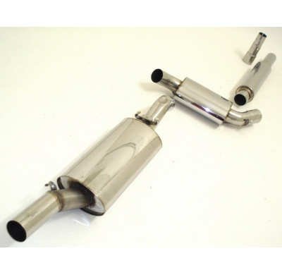 Sistema De Catback De 76 Mm Friedrich Vw Corrado  Año: 88-07/91 Hasta Ch.No. 50-M-021000  1.8l 16v 100kw / 1.8l G60 118kw