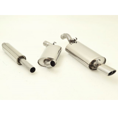 Sistema De Catback De 63,5 Mm Friedrich Vw Corrado  Año: 88-07/91 Hasta Ch.No. 50-M-021000  1.8l 16v 100kw / 1.8l G60 118kw