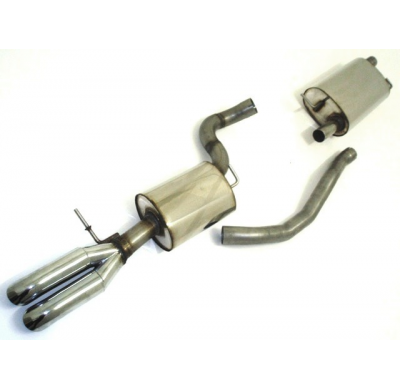 Sistema De Catback De 63,5 Mm Friedrich Vw T5 Bus  Desde Año: 2003 Modelo Corto (4motion)  2.0l Tsi 150kw / 2.0l Tdi 103/132kw /