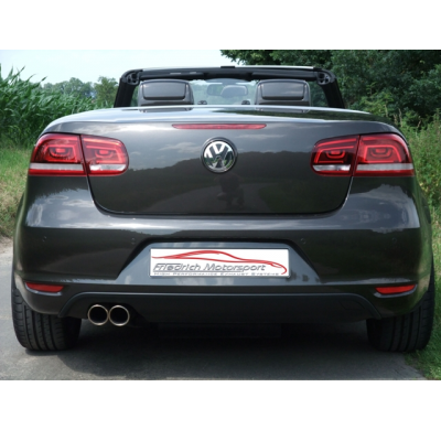 Sistema De Catback De 63,5 Mm Friedrich Vw Eos  Desde Año: 2006 2wd  1.4l Tsi 90/118kw / 2.0l Tsi 147/155kw / 2.0 Tdi 125kw