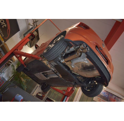 Sistema De Catback De 63,5 Mm Friedrich Vw Polo Aw  Año: 09/2017- Hatchback  1.0l Tsi 70/85kw