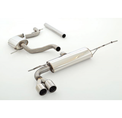 Sistema De Catback De 63,5 Mm Friedrich Vw Scirocco Iii  Desde Año: 04/2014  1.4l Tsi 92kw