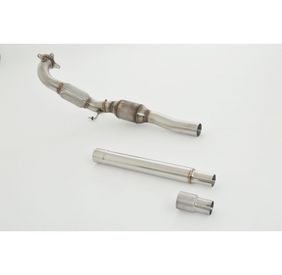 Downpipe De 76 Mm Con Catalizador Hjs De 200 Celdas Friedrich Vw Scirocco Iii R  Desde Año: 05/2014  2.0l Tsi 206kw