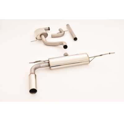 Sistema De Catback De 63,5 Mm Friedrich Vw Beetle 5c & Cabrio Incluido Dune  Desde Año: 10/2014-  2.0l Tdi 110kw