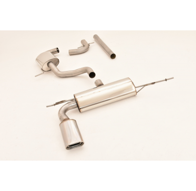 Sistema De Catback De 63,5 Mm Friedrich Vw Beetle 5c & Cabrio Incluido Dune  Desde Año: 10/2014  1.4l Tsi 110kw