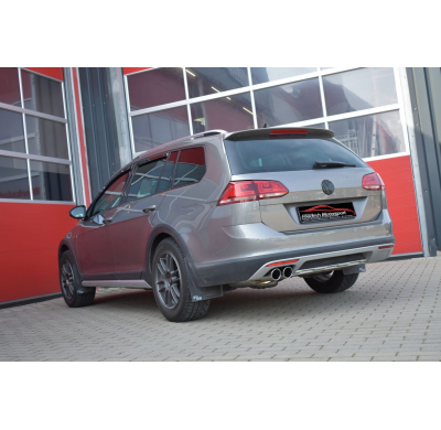 Sistema De Catback De 76 Mm Friedrich Vw Golf Vii Variant Alltrack  Desde Año: 01/2015 4motion  2.0l Tdi 110/135kw