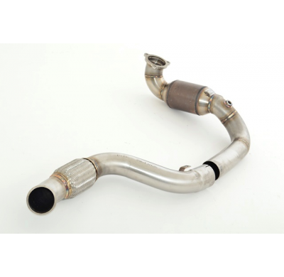 Downpipe De 76 Mm Con Catalizador Hjs De 200 Celdas Friedrich Mercedes W176 A-Klasse  Desde Año: 09/2015 A220 4matic 135kw / A25
