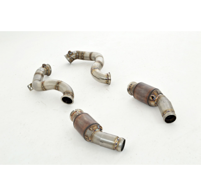 Downpipe De 2x76 Mm Con Catalizador Deportivo Hjs De 200 Celdas Friedrich Mercedes S/W205 C63  C63 S Amg Limousine / T-Modell  C