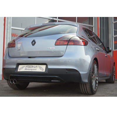 Sistema De Catback De 63,5 Mm Friedrich Renault Megane Iii (Typ Z) Coupe  5-Puertas Incluido Gt  Desde Año: 2008  1.5l Dci 66/78