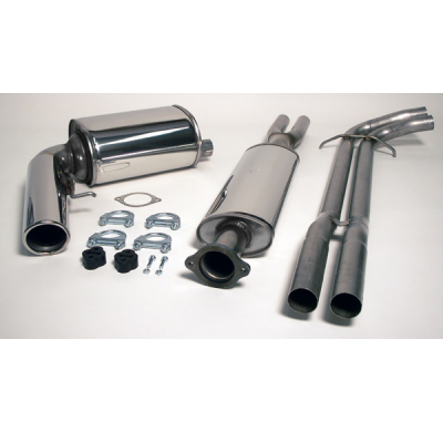 Sistema De Catback De 63,5 Mm Friedrich Volvo S60  Desde Año: 2001 Awd  2.4l Turbo 147kw / 2.5l Turbo 154kw