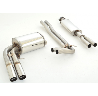 Sistema De Catback De 63,5 Mm Friedrich Volvo S60  Desde Año: 2003 Awd  2.5l Turbo R 220kw