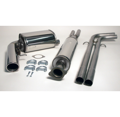 Sistema De Catback De 63,5 Mm Friedrich Volvo S60  Desde Año: 2001 2wd  2.0l Turbo 132kw / 2.3l T5 184kw / 2.4l Turbo 147/191kw