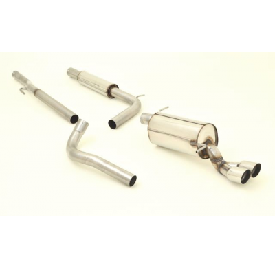 Sistema De Catback De 63,5 Mm Friedrich Skoda Fabia Ii Monte Carlo (5j)  Año: 2011-06/2014 Hatchback  1.2l 51kw / 1.2l Tsi 63/77