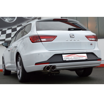 Sistema De Catback De 63,5 Mm Friedrich Seat Leon 5f St Incluido Fr  Desde Año: 2013 2wd  1.2l Tsi 63/77/81kw / 1.4l Tsi 90/92/1