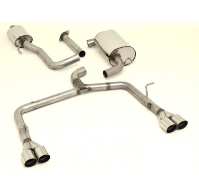 Sistema De Catback De 63,5 Mm Con Salida De Escape Izquierdo Y Derecho Friedrich Kia Ceed Sportswagon (Jd)  Desde Año: 04/2012-