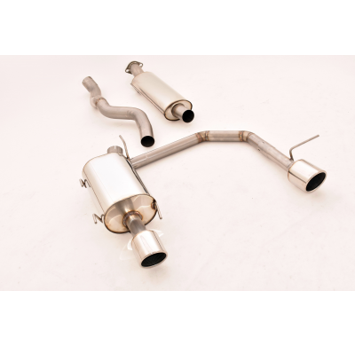 Catback-System De 76 Mm Con Salida De Escape Izquierdo Y Derecho Friedrich Nissan Pulsar C13  Año: 10/2014-06/2018  1.2 Dig-T 85