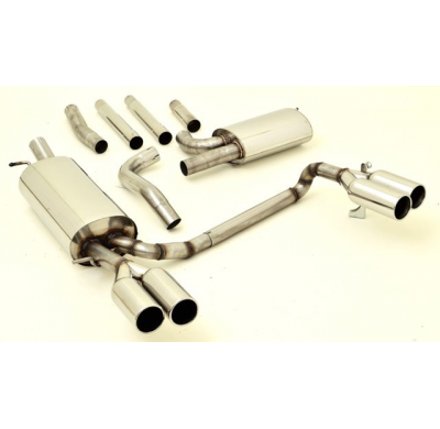 Sistema De Catback De 63,5 Mm Con Salida De Escape Izquierdo Y Derecho Friedrich Audi A4 B5 2wd  Año: 95-2000 Sedan & Avant  1.6