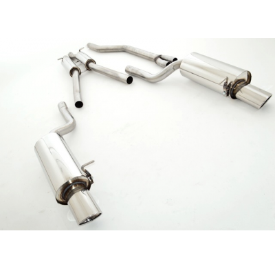 Sistema De Catback De 63,5 Mm Con Salida De Escape Izquierdo Y Derecho Friedrich Audi A6 4b Quattro  Año: 98-2001 (Sin Corte En