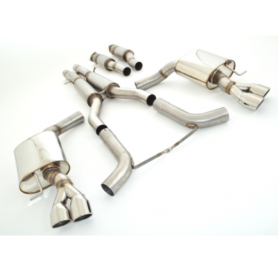 Sistema De Catback De 2x76 Mm W. Tubo De Escape Izquierdo Y Derecho Friedrich Audi S6 4f Quattro  Año: 03/2006-12/2010 Sedan & A
