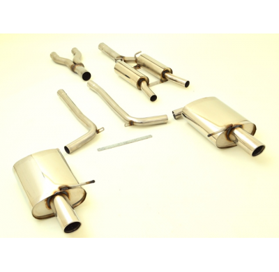 Sistema De Catback De 63,5 Mm Con Salida De Escape Izquierdo Y Derecho Friedrich Audi A4 B6 (8e/8h) Quattro  Año: 2000-2004 Seda