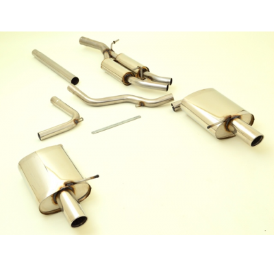 Sistema De Catback De 63,5 Mm Con Salida De Escape Izquierdo Y Derecho Friedrich Audi A4 B7 (8ec/8ed/8h) 2wd  Año: 11/2004-2008