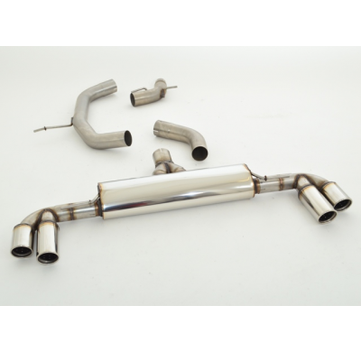 Catback-System De 76 Mm Con Salida De Escape Izquierdo Y Derecho Friedrich Audi Tt 8j 2wd  Año: 2006-03/2014 Coupe & Roadster  1