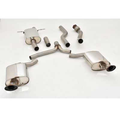 Catback-System De 76 Mm Con Salida De Escape Izquierdo Y Derecho Friedrich Audi A5 B8 Coupe 2wd & Quattro  Desde Año: 06/2007  1