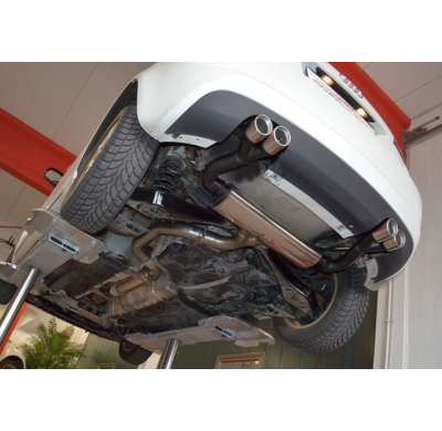 Catback-System De 76 Mm Con Salida De Escape Izquierdo Y Derecho Friedrich Audi A3 8p Sportback 2wd  Desde Año: 2004  1.2l Tfsi