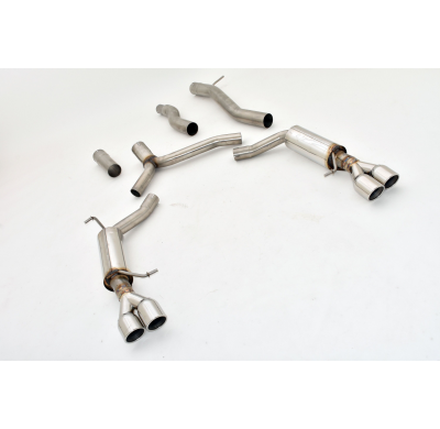 Catback-System De 76 Mm Con Salida De Escape Izquierdo Y Derecho Friedrich Audi A5 B8 Sportback 2wd & Quattro  Desde Año: 09/200