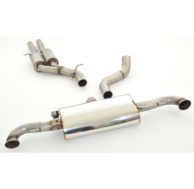 Sistema De Catback De 76 Mm W. Tubo De Escape Izquierdo Y Derecho Con Control De Solapa Friedrich Audi Ttrs / Plus 8j Quattro  A