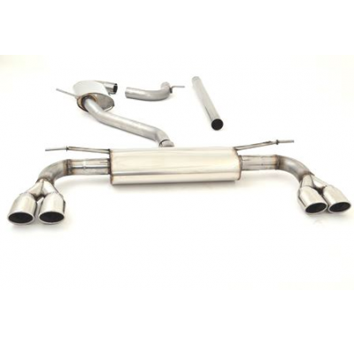 Sistema De Catback De 63,5 Mm Con Salida De Escape Izquierdo Y Derecho Friedrich Audi A3 8v 3-Puertas 2wd  Desde Año: 08/2012  1